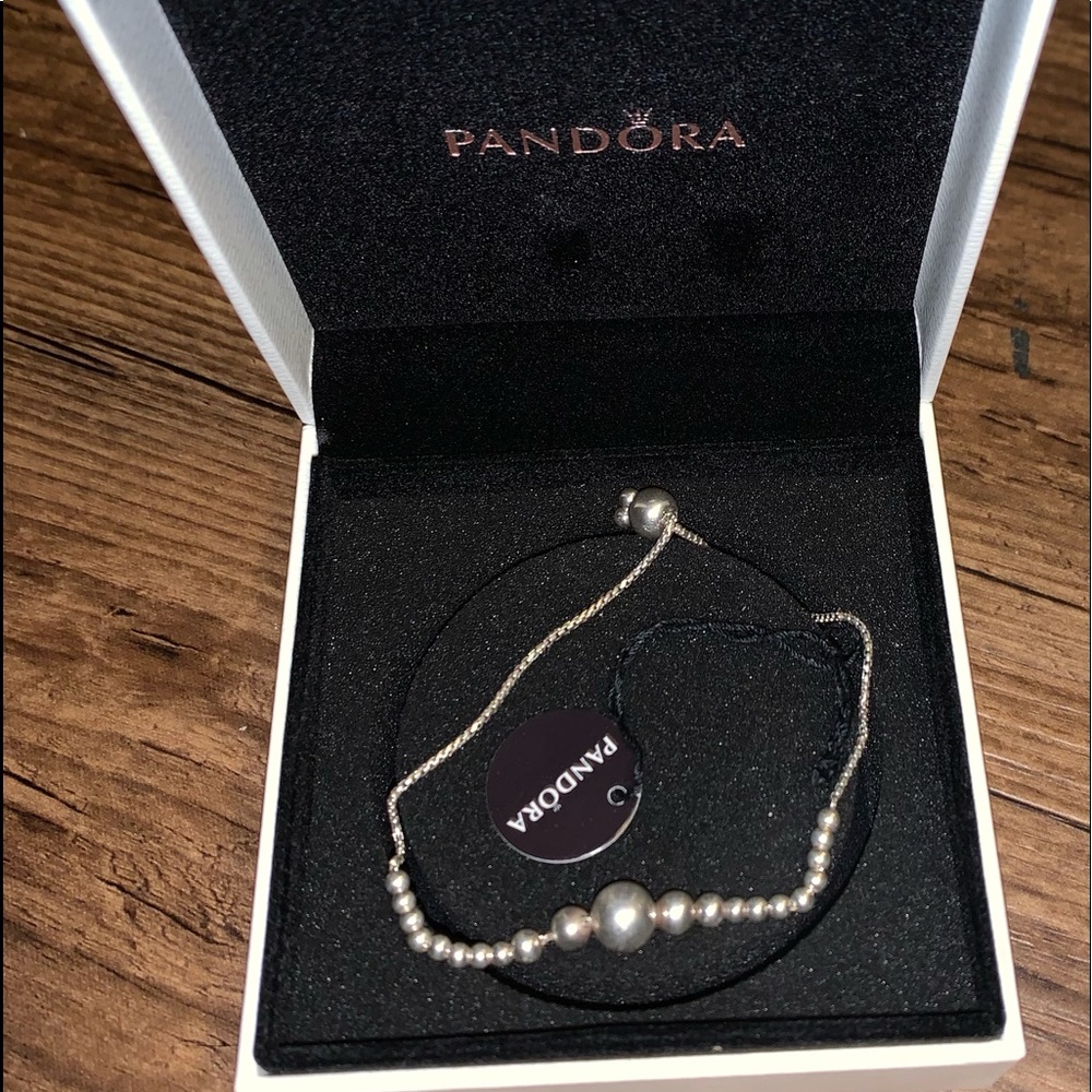Pandora String of beads bracelet